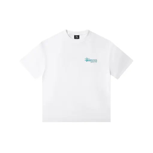 White & Blue Logo T-Shirt