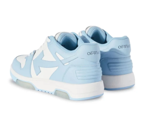 "OFF" Sneaker Baby Blue/White