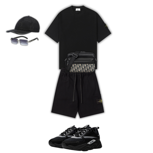 Outfit BB + Bag + Cap + Sunglasses + Sneakers