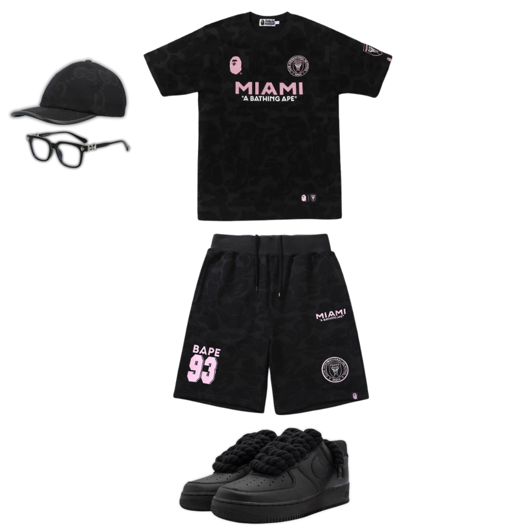 Outfit BB + Bag + Cap + Sunglasses + Sneakers
