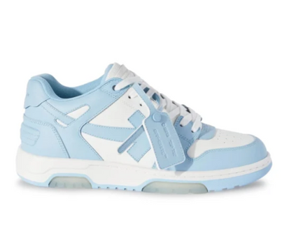 "OFF" Sneaker Baby Blue/White