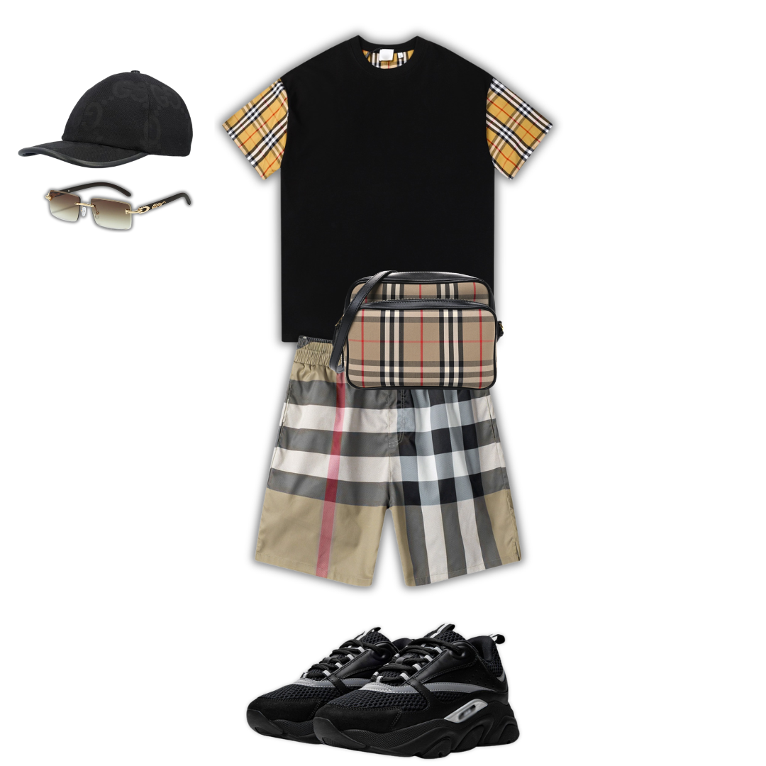 Outfit BB + Bag + Cap + Sunglasses + Sneakers