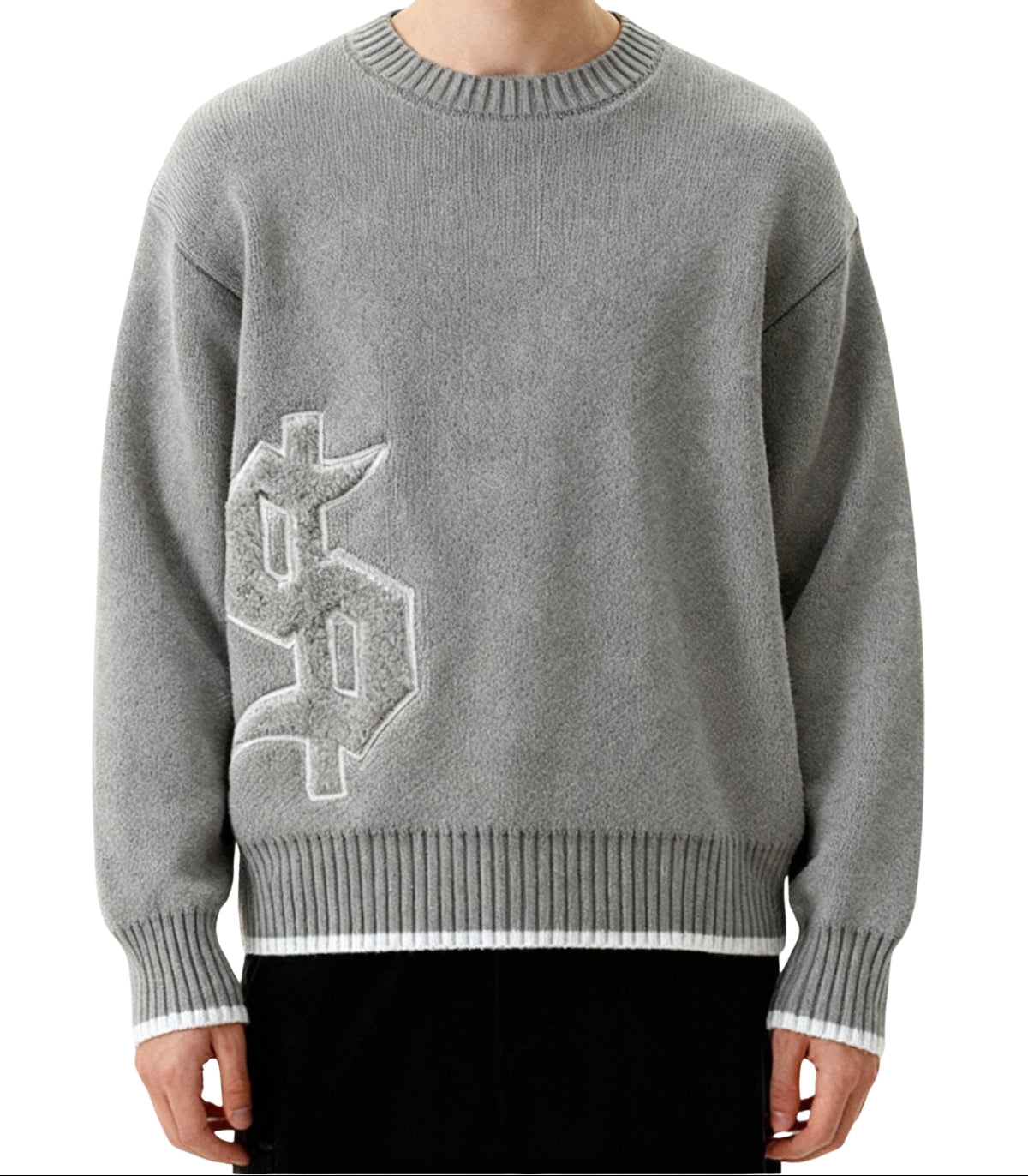 "DOLLAR" KNIT SWEATER