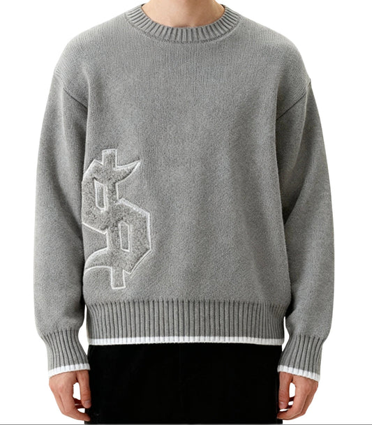"DOLLAR" KNIT SWEATER