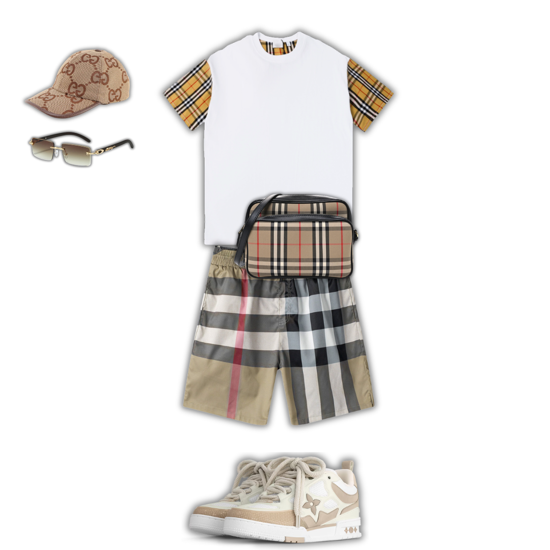 Outfit BB + Bag + Cap + Sunglasses + Sneakers