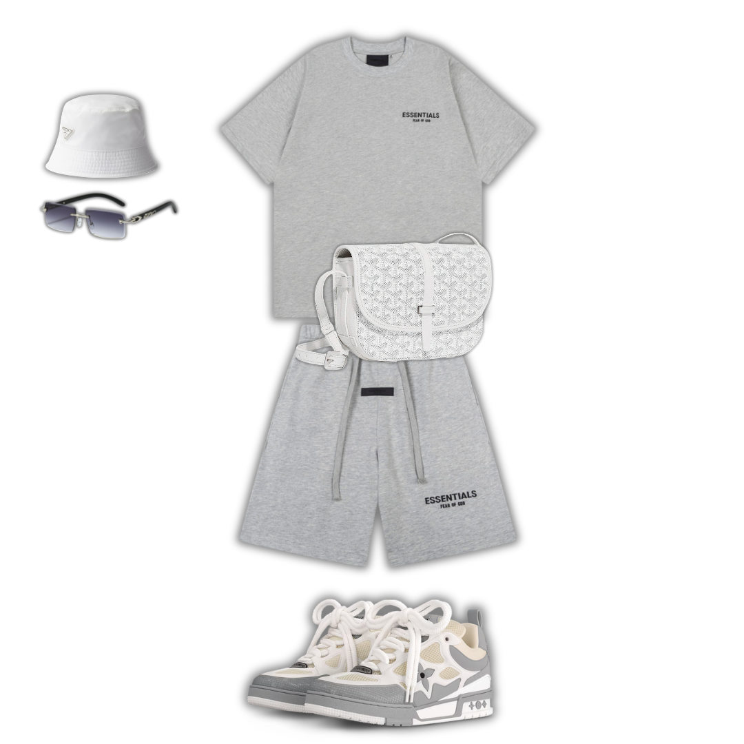 Outfit BB + Bag + Cap + Sunglasses + Sneakers