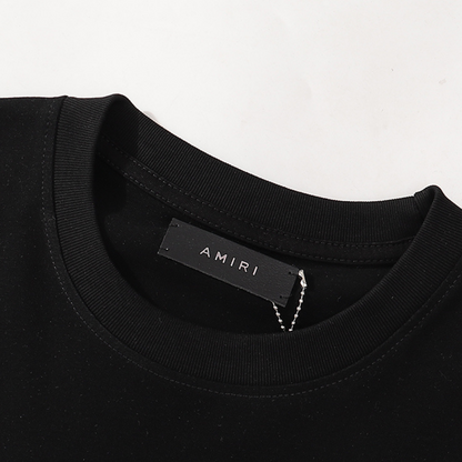 Amr Paint Drip AM Black T-shirt