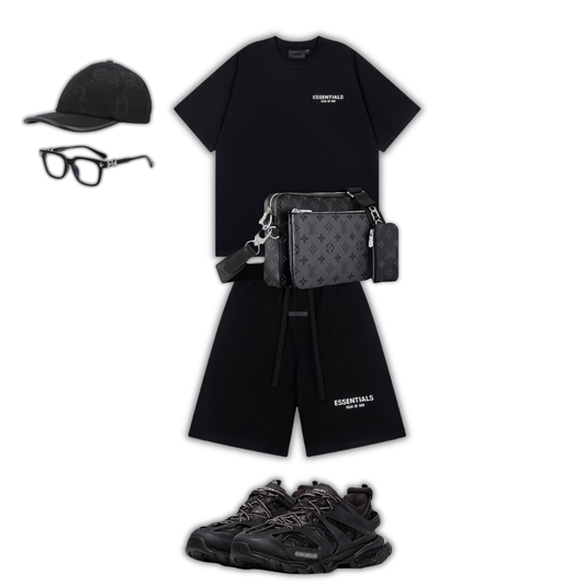 Outfit BB + Bag + Cap + Sunglasses + Sneakers