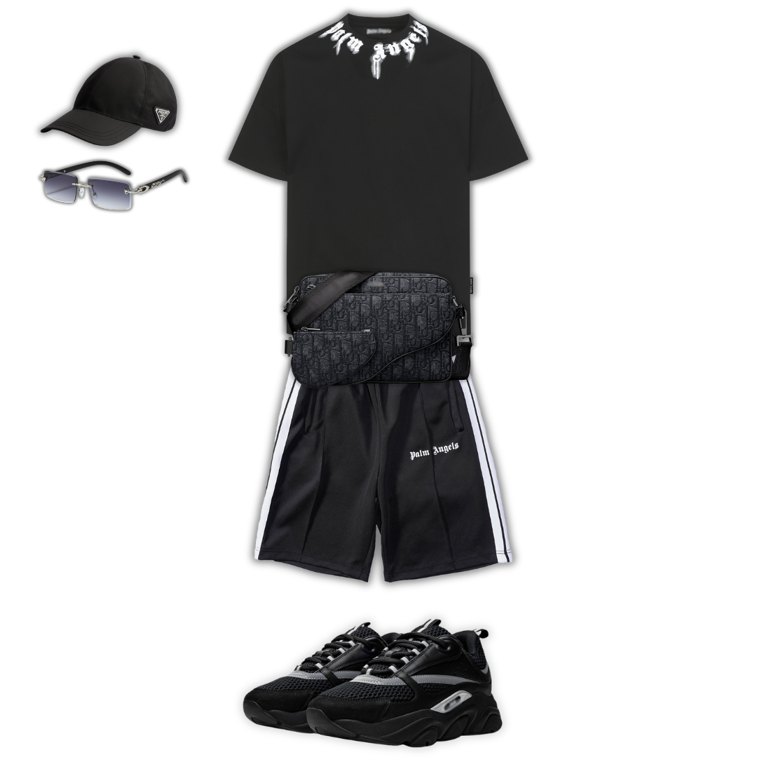 Outfit BB + Bag + Cap + Sunglasses + Sneakers