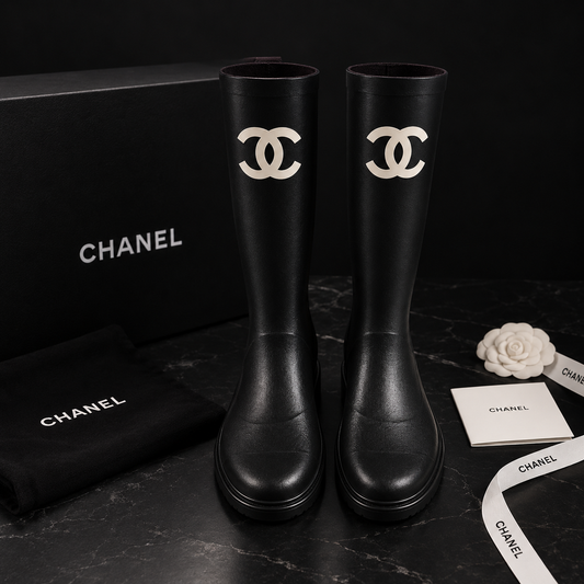 Chanel Regenstiefel