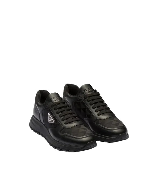 "PRDA" Leder-Nylon Sneaker